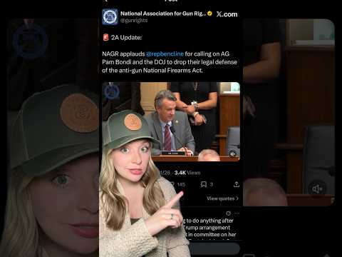 Rep. Cline Asks The Question Gun Owners Have Been Waiting For?!? #2ndamendment #shortsfeed #shorts Thumbnail