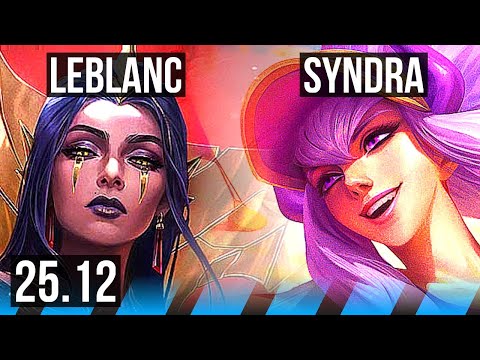 LEBLANC vs SYNDRA (MID) | 11/2/18, 66% winrate, 46k DMG, Legendary | EUW Master | 25.12