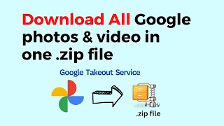 Download all your Google Photos and Videos in one zip file