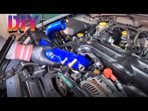 How to install a Subaru turbo inlet pipe