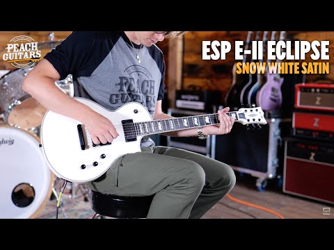 Электрогитара ESP E-II ECLIPSE EMG (SNOW WHITE) - фото 1 - id-p1231289366
