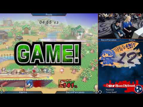 TO12 -  Karma (Sonic) vs BaconPancakes (Diddy) - Project M Pools