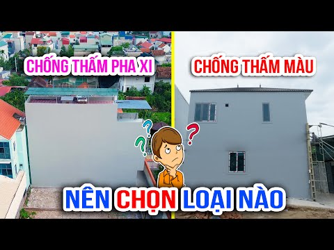  Chống thấm tường ngoài nhà