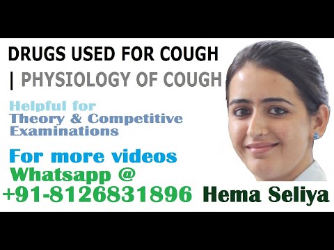 DRUGS USED FOR COUGH | PHYSIOLOGY OF COUGH