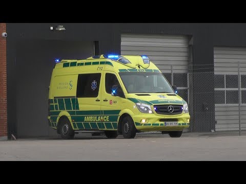 Otaris Ambulance Falck Store Heddinge i udrykning // Otaris Ambulance Store Heddinge responding