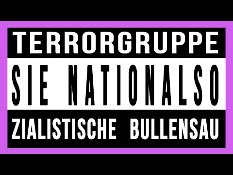 Terrorgruppe - Sie nationalsozialistische Bullensau (hochoffizieller Tour-Trailer &amp; Tierfilm)