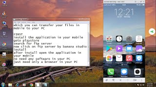 Transfer files from android phone to computer using FTP Server in windows 7, 8,10, Xp.