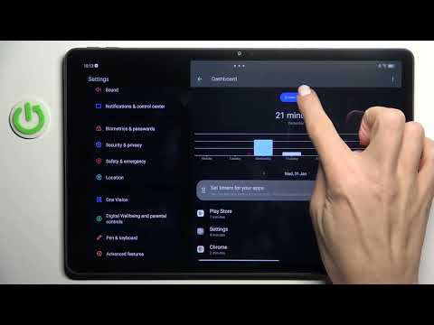 How to Check Total Screen Time on Lenovo Tab M11?