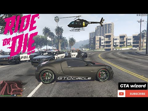 Super Fast Bugatti Chiron vs Cop's Most wanted Gameplay In GTA 5  Ride Or Die 2025