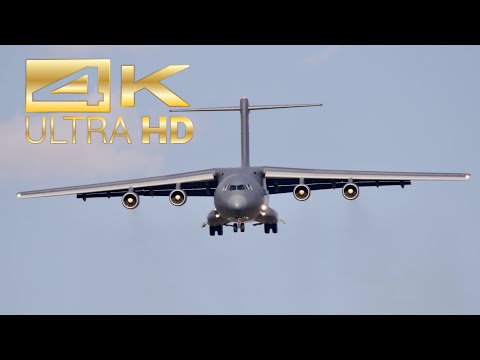 (4K) Xian Y-20 China Air Force 20241 arrival at Airpower 2022 AirShow Zeltweg Air Base LOXZ