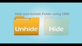 hide and unhide folder and file using cmd on win10
