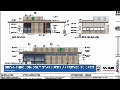 Drive-thru-only Starbucks approved to open