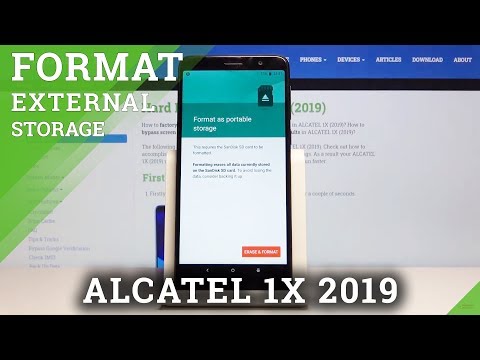 How to Format SD Card in ALCATEL 1X 2019 – Reset Memory Card