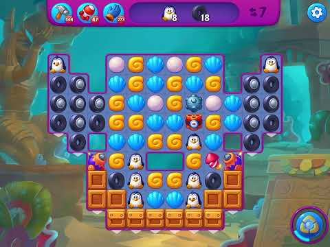 Fishdom Very Hard level 6621 no boosters フィッシュダム ベリーハード [Friend's]