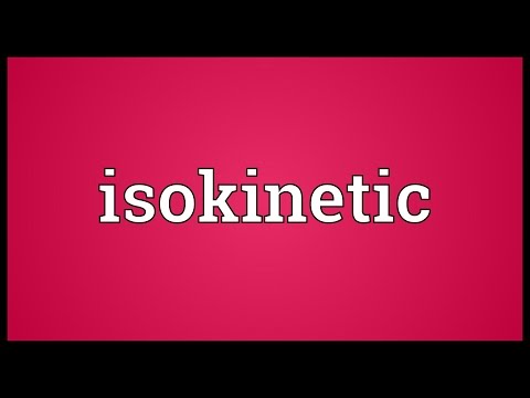 Isokinetic Meaning