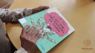 Hora do conto infantil: "O avô tem uma borracha na cabeça"