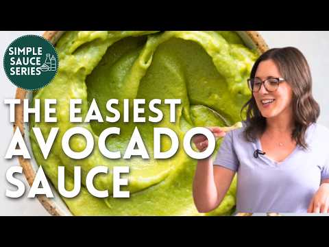 The EASIEST Avocado Sauce - spread and dip!