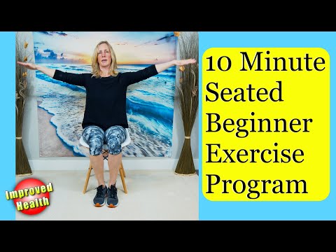 10 Minute Beginner Chair Exercises for Seniors (no equipment needed)