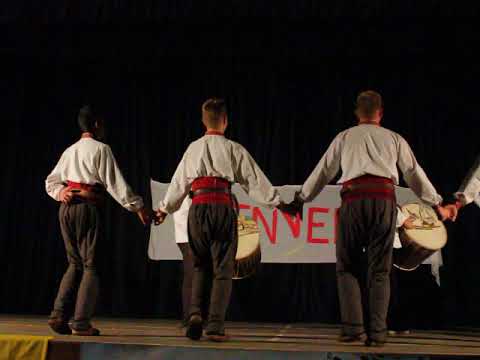 Folk ensemble " MEGDAN " - Bogdanci, Macedonia - " Kopachka"