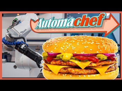 AUTOMACHEF Gameplay ► DOPPEL Bacon BURGER | Küchen Automatisierung Simulator #3