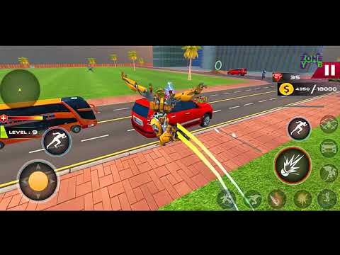 Car Robot Flying Drone Dragon Transform Game 2021 - Android Gameplay