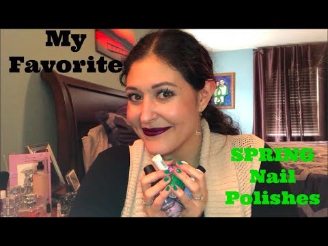 My Favorite SPRING Nail Polishes! Essie, KL Polish, OPI