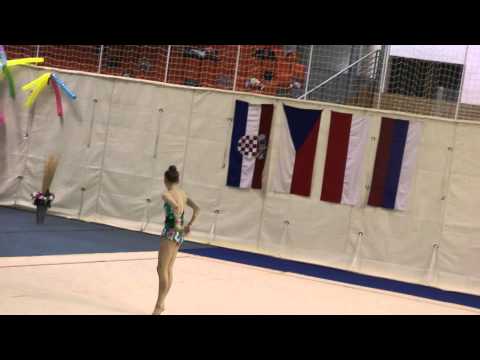 Spring cup míč 3  místo Denisa Kobylková 2012