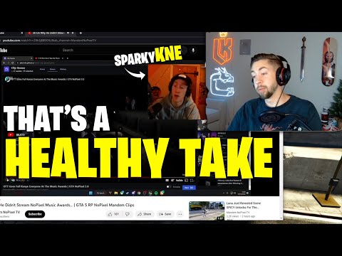 Kebun reacts to SparkyKNE on why he did not stream Nopixel Music Awards | Nopixel GTA RP
