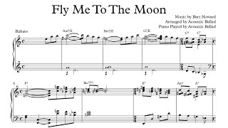 재즈 피아노 . 'Fly Me To The Moon' . 악보 스윙 | 솔로 피아노 | Acoustic Ballad