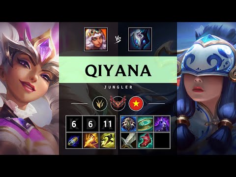 Qiyana Jungle vs Kindred - VN Grandmaster Patch 25.19