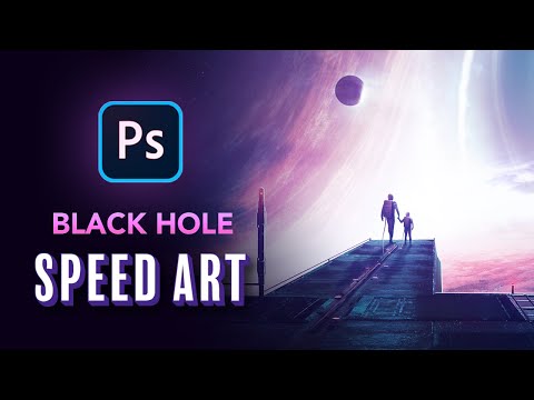I created a BLACK HOLE in Photoshop - Sci-Fi Photo Manipulation