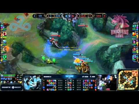 All Kills Highlights - IEM 2014 - C9 vs UOL Game 3 (Sneaky penta at the end!) League of Legends