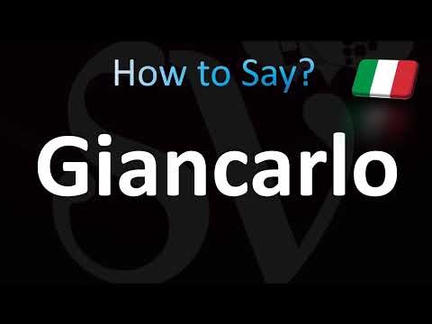 How to Pronounce Giancarlo (CORRECTLY!)