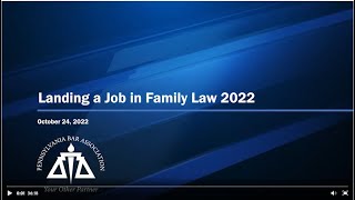 Landing a Job in Family Law