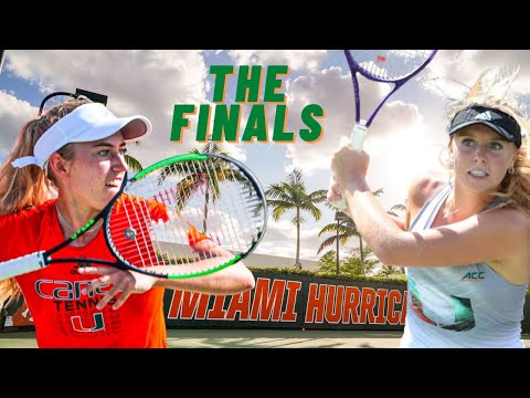 ITA College Tennis Finals! Eden Richardson (MIA) vs. Isabella Pfennig (MIA)