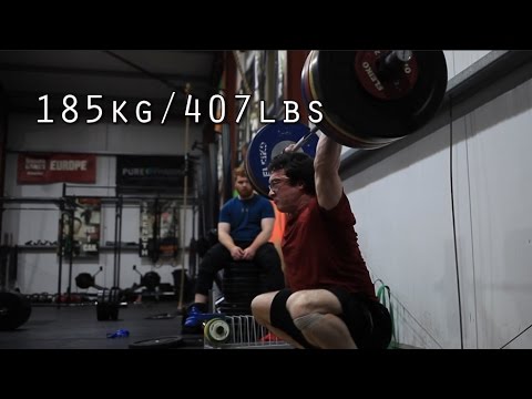 185kg/407lbs Snatch - Training Session in Crossfit Mallow (Scrap Footage part 3)