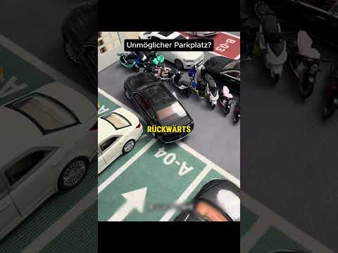 In einen unmöglichen Parkplatz Einparken 🚗🅿️ #auto  #parken  #wissen