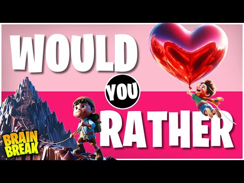 Valentines Would You Rather ❤️ Freeze Dance for Kids ❤️ Brain Break ❤️ Just Dance ❤️ Danny GoNoodle