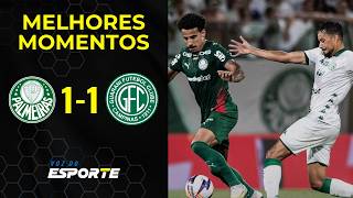 PALMEIRAS 1 X 1 GUARANI | MELHORES MOMENTOS | TUDO IGUAL EM BARUERI