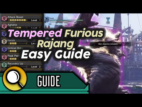 How to Easily Beat Tempered Furious Rajang - Build, Playstyle, Walkthrough, etc | MHW Iceborne