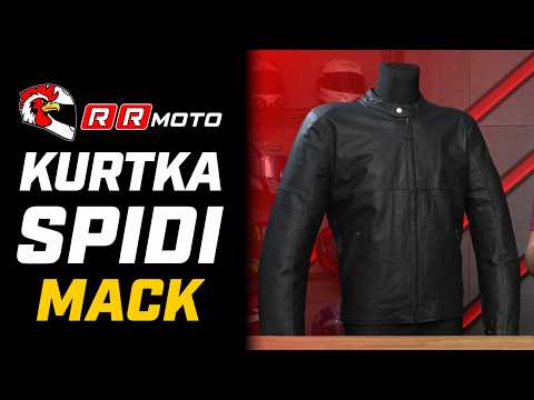 SPIDI MACK _ klasyczna skórzana kurtka motocyklowa | skóra bawola, AA i Warrior Lite