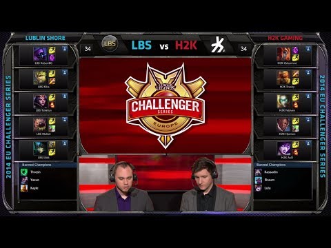 H2K Gaming vs Lublin Shore | Game 2 SemiFinals EU Challenger Summer 2014 | H2K vs LBS