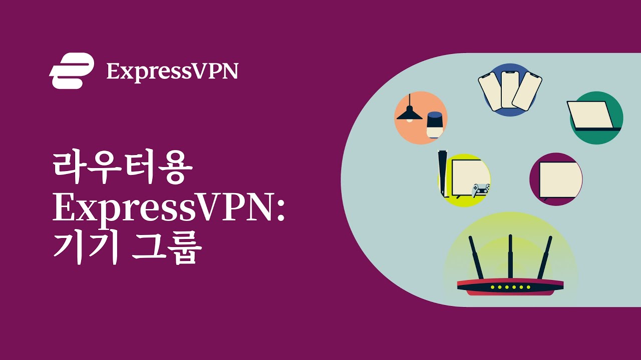 공유기용 ExpressVPN: 기기 그룹 소개