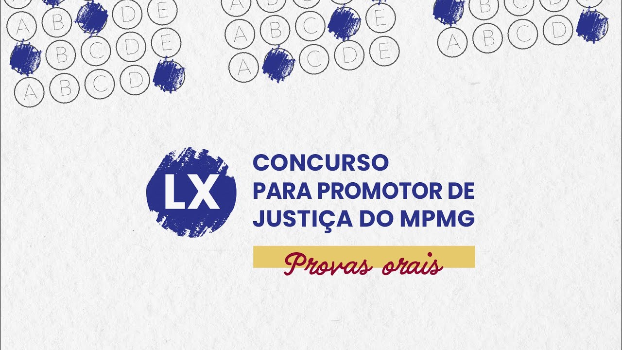 TV MP | Provas Orais do 60º Concurso para Promotor de Justiça do MPMG - 08/04/2024