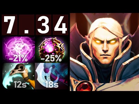 DOTA 2 7.34 PATCH INVOKER MOST IMBA HERO | EPIC TOP 10 MMR DNM INVOKER POS 1
