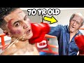 Elite Boxer Pretends To Be Noob Vs Jarvis 70 Year Old World Champion