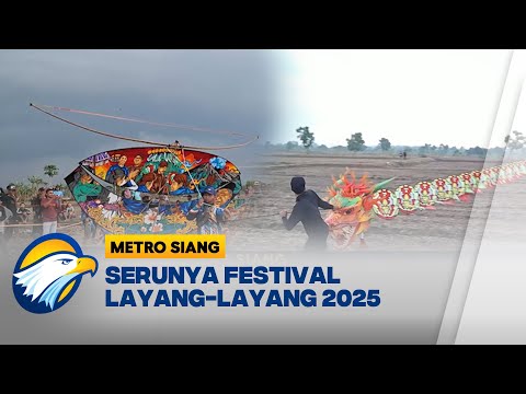 Ratusan Layang-Layang Raksasa Hiasi Langit Festival Dohoagung 2025 - [Metro Siang]