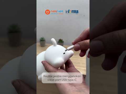 Gambar Informa Lampu Tidur 7 Warna Cat 9x14x10 cm