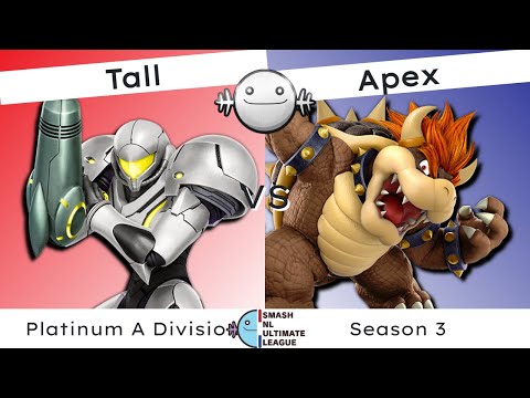 SNUL S3W1 - DMD | Tall (Samus) Vs. DMD | Apex (Bowser) [PlatinumA]