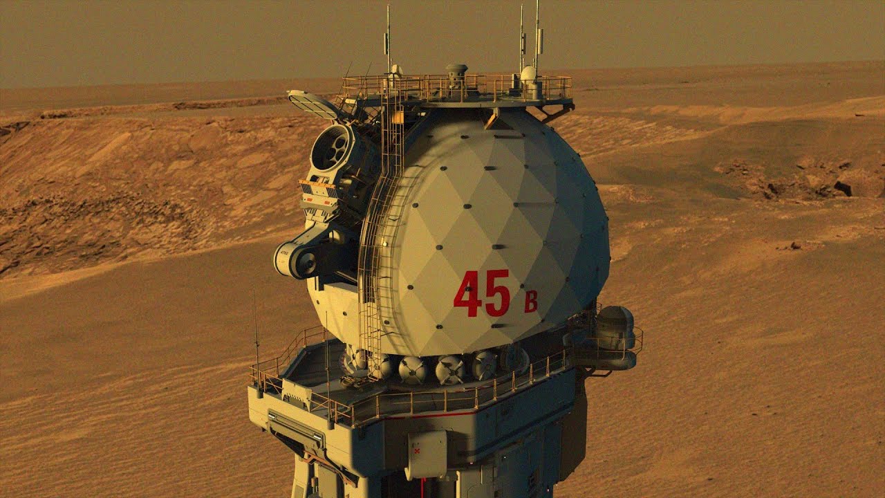 Pos pengamatan fiksi ilmiah Model 3D